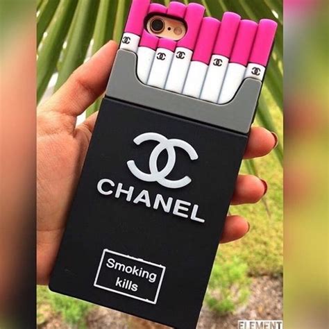 buy chanel cigarette iphone case|chanel iphone case with chain.